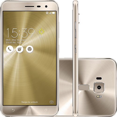 Assistência Técnica e Garantia do produto Smartphone Asus Zenfone 3 Dual Chip Android 6 Tela 5.5" 64GB 4G Câmera 16MP - Dourado
