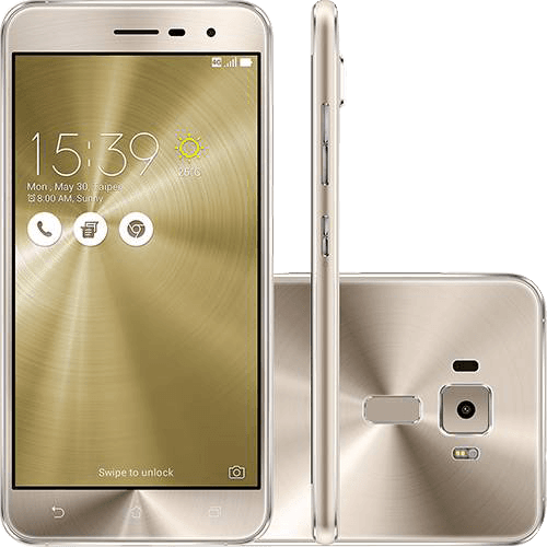 Assistência Técnica e Garantia do produto Smartphone Asus Zenfone 3 Dual Chip Android 6 Tela 5.2" 32GB 4G Câmera 16MP - Dourado