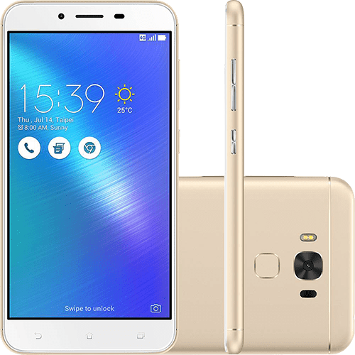 Assistência Técnica e Garantia do produto Smartphone Asus Zenfone 3 Max Dual Chip Android 6.0 Tela 5.5" Qualcomm Snapdragon 32GB 4G Câmera 16MP - Dourado