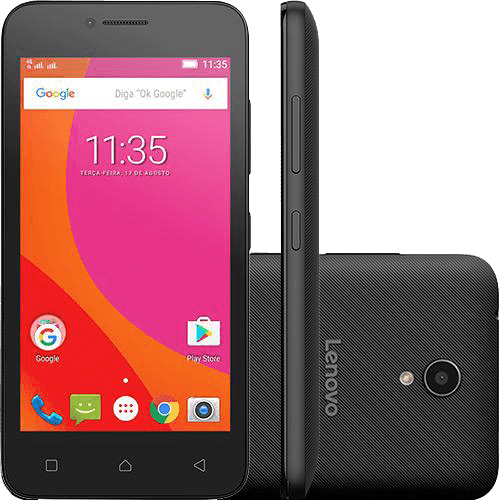 Assistência Técnica e Garantia do produto Smartphone Lenovo Vibe B Dual Chip Android 6.0 Tela 4.5" 8GB 4G Câmera 5MP - Preto