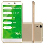 Assistência Técnica e Garantia do produto Smartphone Mirage 71s Dual Chip 3g Ram 1gb Tela 5.5 Câmera 8mp+5mp Android 5.1 Dourado