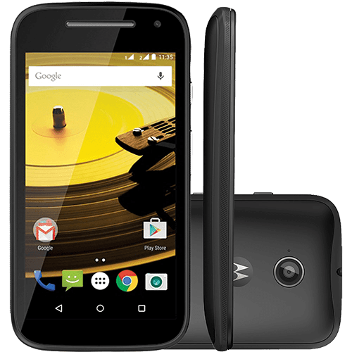 Assistência Técnica e Garantia do produto Smartphone Motorola Moto e (2ª Geração) Dual Chip Android 5.0 Tela 4.5" 8GB 3G Câmera 5MP - Preto