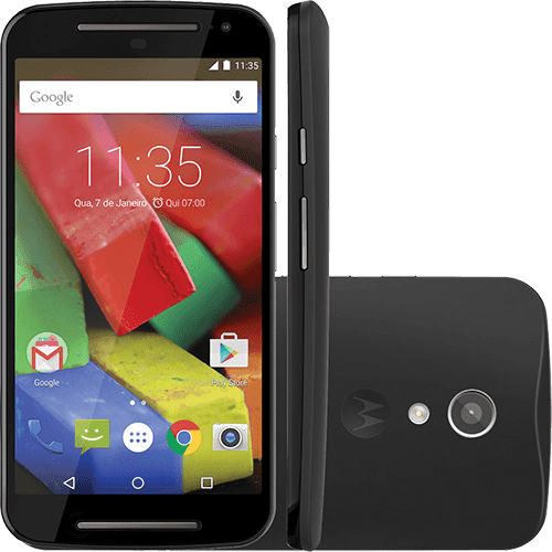 Assistência Técnica e Garantia do produto Smartphone Motorola Moto G (2ª Geração) Dual Chip Android 5.0 Tela 5" 16GB 4G Câmera 8MP - Preto