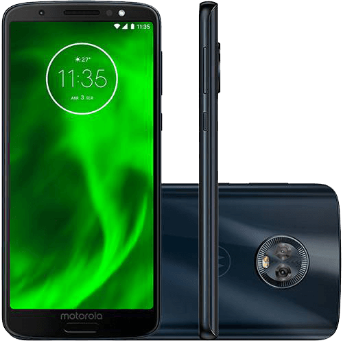 Assistência Técnica e Garantia do produto Smartphone Motorola Moto G6 32GB Dual Chip Android Oreo - 8.0 Tela 5.7" Octa-Core 1.8 GHz 4G Câmera 12 + 5MP (Dual Traseira) - Índigo