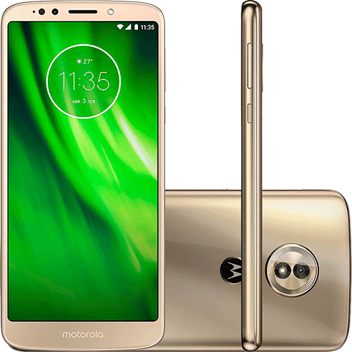 Assistência Técnica e Garantia do produto Smartphone Motorola Moto G6 Play Dual Chip Android Oreo - 8.0 Tela 5.7" Octa-Core 1.4 GHz 32GB 4G Câmera 13MP - Ouro