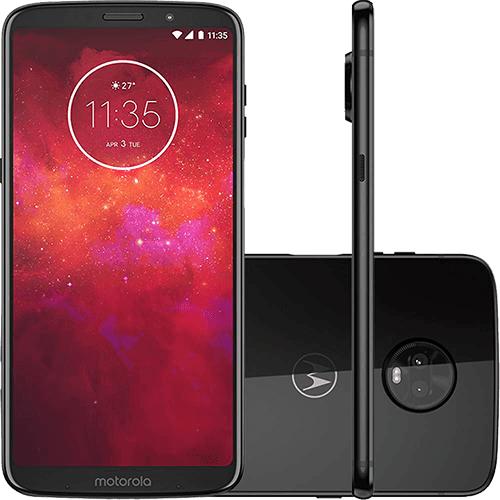 Assistência Técnica e Garantia do produto Smartphone Motorola Moto Z3 Play 128GB Dual Chip Android Oreo - 8.0 Tela 6" Octa-Core 1.8 GHz 4G Câmera 12 + 5MP (Dual Traseira) - Ônix