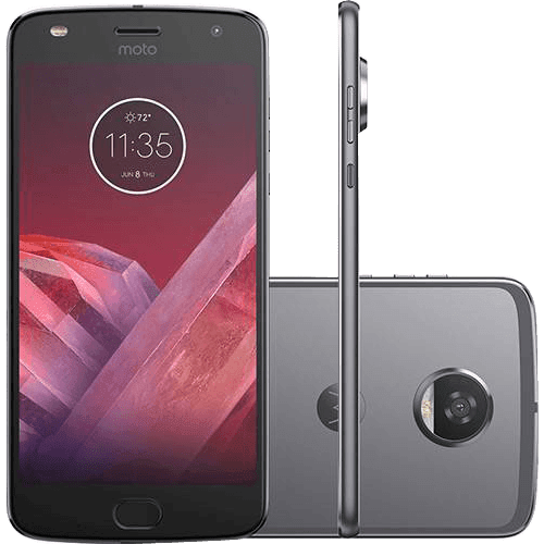 Assistência Técnica e Garantia do produto Smartphone Motorola Moto Z2 Play Dual Chip Android 7.1.1 Nougat Tela 5,5" Octa-Core 2.2 GHz 64GB Câmera 12MP - Platinum