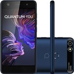 Assistência Técnica e Garantia do produto Smartphone Positivo Quantum You Dual Chip Android 7.0 Tela 5" Quad Core 32GB 4G Câmera 13MP - Azul