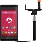 Assistência Técnica e Garantia do produto Smartphone Positivo S455 Android 5.0 Wi-Fi 3G 5MP 8GB Desbloqueado Oi Bastão de Selfie - Preto