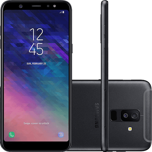 Assistência Técnica e Garantia do produto Smartphone Samsung Galaxy A6+ Dual Chip Android 8.0 Tela 6" Octa-Core 1.8GHz 64GB 4G Câmera 16MP F1.7 + 5MP F1.9 (Dual Cam) - Preto