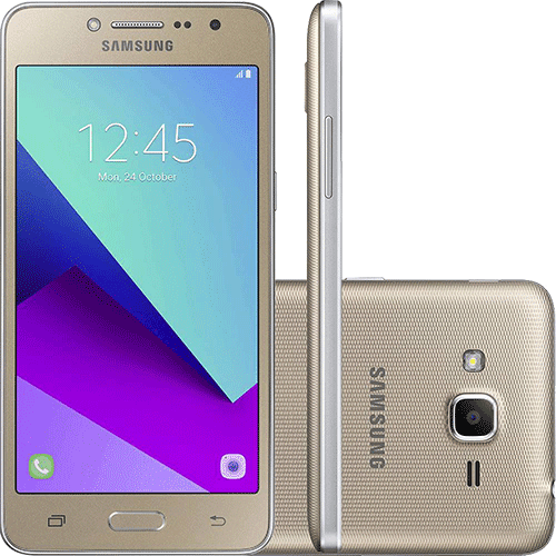 Assistência Técnica e Garantia do produto Smartphone Samsung Galaxy J2 Prime TV Dual Chip Android 6.0 Tela 5" Quad-Core 1.4 GHz 16GB 4G Câmera 5MP - Dourado