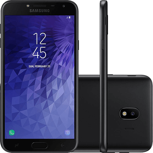 Assistência Técnica e Garantia do produto Smartphone Samsung Galaxy J4 16GB Dual Chip Android 8.0 Tela 5.5" Quad-Core 1.4GHz 16GB 4G Câmera 13MP - Preto