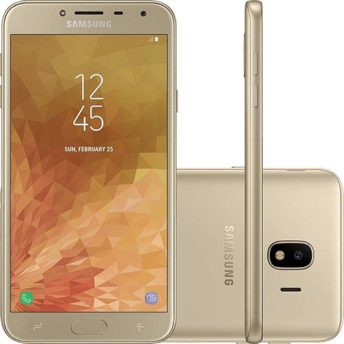 Assistência Técnica e Garantia do produto Smartphone Samsung Galaxy J4 32GB Dual Chip Android 8.0 Tela 5.5" Quad-Core 1.4GHz 4G Câmera 13MP - Dourado