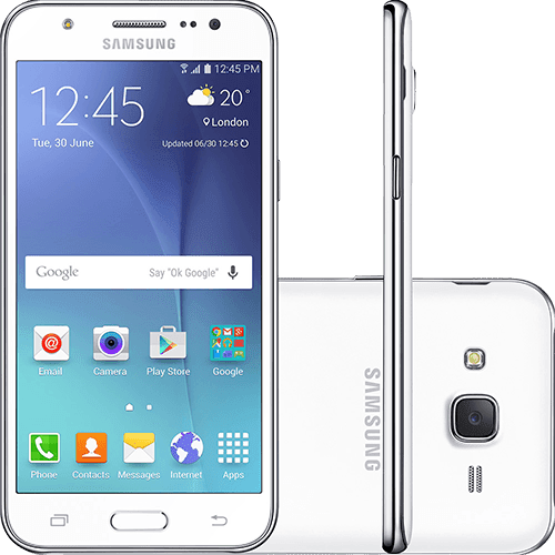 Assistência Técnica e Garantia do produto Smartphone Samsung Galaxy J5 Duos Dual Chip Android 5.1 Tela 5" 16GB 4G Wi-Fi Câmera 13MP - Branco