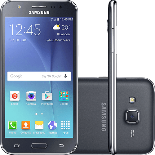 Assistência Técnica e Garantia do produto Smartphone Samsung Galaxy J5 Duos Dual Chip Android 5.1 Tela 5" 16GB 4G Wi-Fi Câmera 13MP - Preto