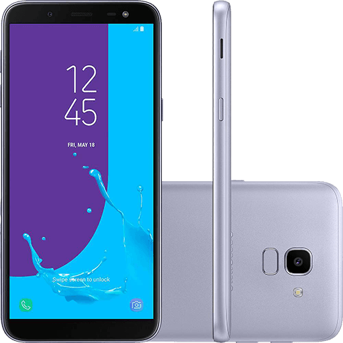 Assistência Técnica e Garantia do produto Smartphone Samsung Galaxy J6 32GB Dual Chip Android 8.0 Tela 5.6" Octa-Core 1.6GHz 4G Câmera 13MP com TV - Prata