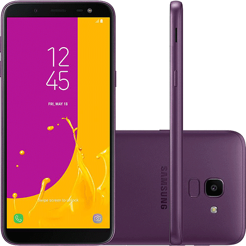 Assistência Técnica e Garantia do produto Smartphone Samsung Galaxy J6 32GB Dual Chip Android 8.0 Tela 5.6" Octa-Core 1.6GHz 4G Câmera 13MP - Violeta