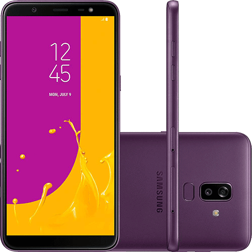 Assistência Técnica e Garantia do produto Smartphone Samsung Galaxy J8 64GB Dual Chip Android 8.0 Tela 6" Octa-Core 1.8GHz 4G Câmera 16MP F1.7 + 5MP F1.9 (Dual Cam) - Violeta