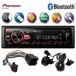 Assistência Técnica e Garantia do produto Som Automotivo Radio Mp3 para Carro Pioneer Mvh-298bt Bluetooth USB