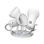 Assistência Técnica e Garantia do produto Spot Sobrepor para Teto para 3 Lampadas em Aluminio Cor Branco Modelo Soft