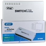 Assistência Técnica e Garantia do produto Switch 8 Portas Kp-e08 Knup 10/100mbps Hub Rede