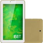 Assistência Técnica e Garantia do produto Tablet Mirage 61T 2003 8GB 3G Tela 7" Android Quad Core - Dourado