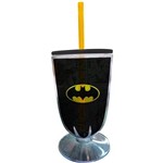 Assistência Técnica e Garantia do produto Taça Acrílica DCO Batman Logo Preto/Amarelo 10,5x10,5x25cm - Urban