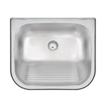 Assistência Técnica e Garantia do produto Tanque de Parede em Aco Inox Acetinado 50x40cm com Valvula