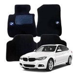 Assistência Técnica e Garantia do produto Tapete Carpete Personalizado BMW Série 3 318 Preto 4 Peças