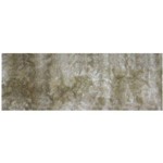 Assistência Técnica e Garantia do produto Tapete Clássico Liso Silk Shaggy Niazitex 60cm X 1,80m Marfim