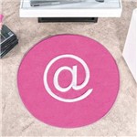 Assistência Técnica e Garantia do produto Tapete Formato Arroba Pink