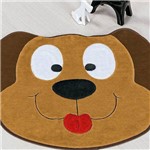 Assistência Técnica e Garantia do produto Tapete Formato Big Cachorro Feliz Caramelo