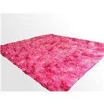 Assistência Técnica e Garantia do produto Tapete Saturs Shaggy Pelo Alto Mesclado Rosa - 120 X 200 Cm Tapete para Sala e Quarto