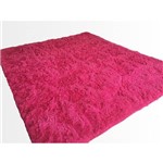 Assistência Técnica e Garantia do produto Tapete Saturs Shaggy Pelo Alto Rosa - 200 X 240 Cm Tapete para Sala e Quarto Tapete para Sala e Quarto