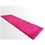 Assistência Técnica e Garantia do produto Tapete Saturs Shaggy Pelo Alto Rosa - 50 X 100 Cm Tapete para Sala e Quarto