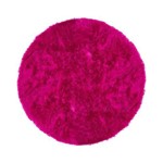 Assistência Técnica e Garantia do produto Tapete Saturs Shaggy Pelo Alto Rosa Redondo 150 Cm Tapete para Sala e Quarto