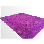 Assistência Técnica e Garantia do produto Tapete Saturs Shaggy Pelo Alto Roxo - 200 X 240 Cm Tapete para Sala e Quarto