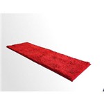 Assistência Técnica e Garantia do produto Tapete Saturs Shaggy Pelo Alto Vermelho - 60 X 180 Cm Tapete para Sala e Quarto