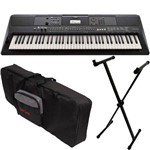 Assistência Técnica e Garantia do produto Teclado Arranjador Yamaha PSREW410 Fonte + Capa + Estante