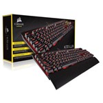 Assistência Técnica e Garantia do produto Teclado Gamer Corsair K70 LUX ABNT2, Cherry MX Red, LED Vermelho - CH-9101020-BR