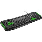 Assistência Técnica e Garantia do produto Teclado Gamer Multimídia Teclas Verdes USB - Multilaser