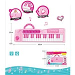 Assistência Técnica e Garantia do produto Teclado Musical Dobrável Piano Infantil Rosa - MC18301