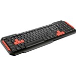 Assistência Técnica e Garantia do produto Teclado Sem Fio Gamer 2.4Ghz Multimídia Teclas Vermelhas USB - Multilaser