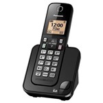 Assistência Técnica e Garantia do produto Telefone Fixo Sem Fio Panasonic KX-TGC350LBB, Preto - Bivolt
