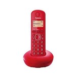 Assistência Técnica e Garantia do produto Telefone Sem Fio Panasonic Kx-tgb210 com Identificador de Chamadas - Vermelho