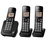 Assistência Técnica e Garantia do produto Telefone Sem Fio Panasonic Kx-tgc353lab Base + 2 Ramais