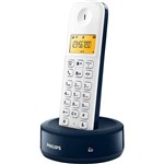 Assistência Técnica e Garantia do produto Telefone Sem Fio Philips D1301WD/BR com Identificador D1301wd/br Branco/Azul