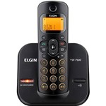 Assistência Técnica e Garantia do produto Telefone Sem Fio TSF 7500 Preto com Display LCD Laranja Bivolt - Elgin