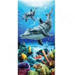 Assistência Técnica e Garantia do produto Toalha de Praia Gigante Dohler Golfinhos Dolphins Life Blue