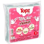 Assistência Técnica e Garantia do produto Toalha Fralda de Pano Estampa Menina Topz Baby Pacote com 3 Unidades